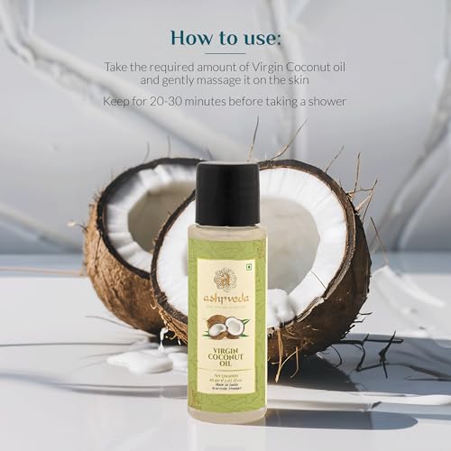 Ashpveda Virgin Coconut Oil for Long, Strong &amp; Gorgeous Hair | Essential Ayurvedic Herb Enriched Fragrance Oil for Men and Women (100ML)(FROM INDIA)JEZ - View 6 of 6