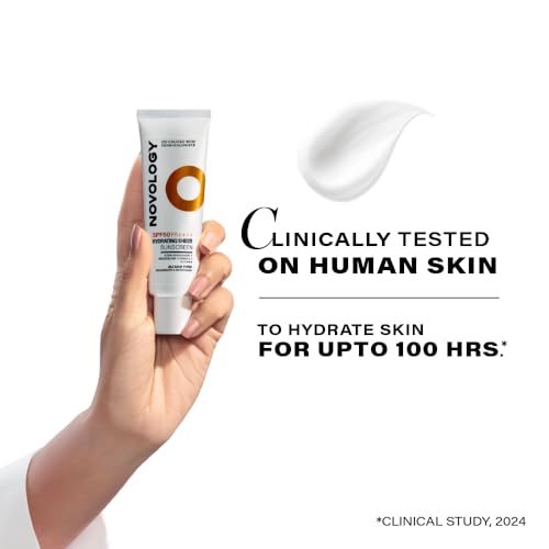 Novology SPF50 PA++++ Hydrating Sheer Sunscreen | Lightweight Broad Spectrum Protection &amp; Protects Skin Barrier | No White Cast | 50 g(FROM INDIA)JEZ - View 4 of 6