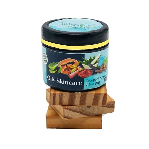 WINNIES CANDOR Oily Skincare Facepack &amp; Scrub Combo 2-in-1 Pack, 15g (FROM INDIA)SAB - View 4 of 7