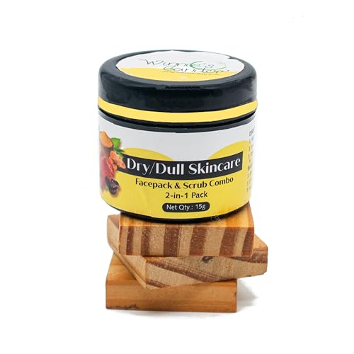 WINNIES CANDOR Dry/Dull Skincare Facepack &amp; Scrub Combo 2-in-1 Pack, 15g (FROM INDIA)SAB - View 3 of 6