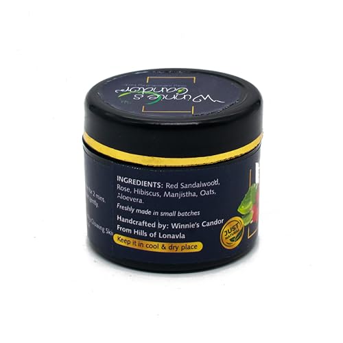 WINNIES CANDOR Sensitive Skincare Facepack &amp; Scrub Combo, 2 in 1 Pack, for Sensitive Skin Types, 15g (FROM INDIA)SAB - View 7 of 7