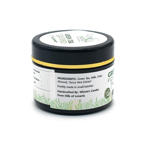 WINNIES CANDOR Green Tea Powdered Face Wash for Bright and Clear Skin Facewash, 25g (FROM INDIA)SAB - View 2 of 6