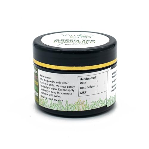 WINNIES CANDOR Green Tea Powdered Face Wash for Bright and Clear Skin Facewash, 25g (FROM INDIA)SAB - View 3 of 6