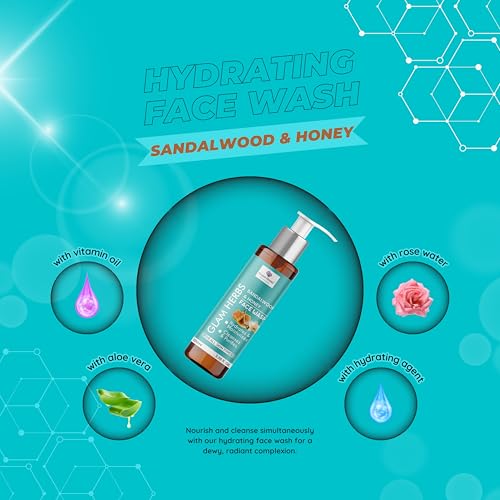 GLAM HERBS Sandalwood &amp; Honey Face Wash - Hydrating, Moisturizing Cleanser, Deep Cleansing &amp; Purifying Face Wash for All Skin Types | 100 ml(FROM INDIA)JEZ - View 3 of 5