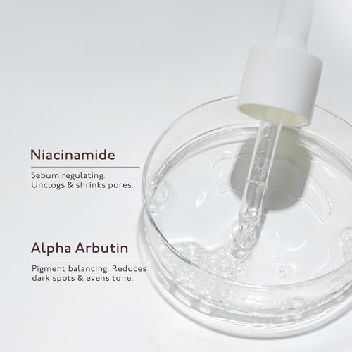 Asaya 10% Niacinamide &amp; Alpha Arbutin Serum | Reduces Acne, Spots, Excess Oil | Acne Marks, Blemishes, Pore Minimizing Face Serum with Zinc PCA | For Oily, Acne Prone Skin | Skin Clarifying | 30 ml (FROM INDIA)SAB - View 3 of 6