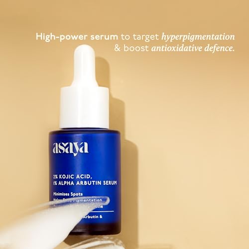 Asaya 2% Kojic Acid Serum with 1% Alpha Arbutin | Targets Blemishes, Dark Spots | Even Skin Tone Solution | Antioxidant Rich, Hyperpigmentation-Fading Formula | For all skin types | 30 ml (FROM INDIA)SAB - View 2 of 6