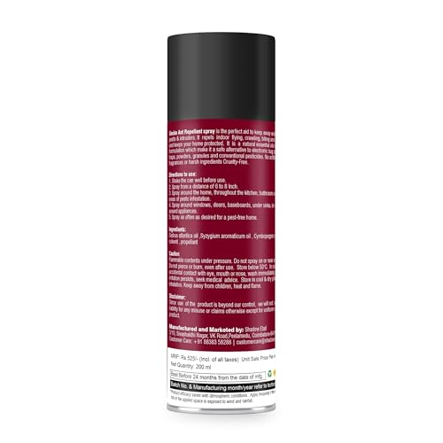 Shadow Securitronics Herbal Ant Repellent Spray 200ml | Baby-Safe, Pet-Friendly Anti-Ant Spray for Home &amp; Kitchen | Effective Red Ant Repellent | Pack of 1 - View 2 of 6