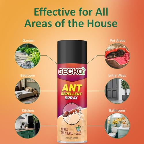 Shadow Securitronics Herbal Ant Repellent Spray 200ml | Baby-Safe, Pet-Friendly Anti-Ant Spray for Home &amp; Kitchen | Effective Red Ant Repellent | Pack of 1 - View 3 of 6