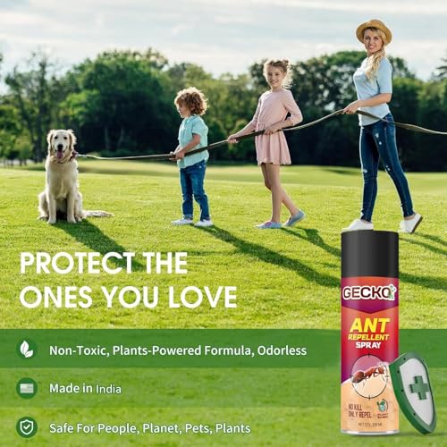 Shadow Securitronics Herbal Ant Repellent Spray 200ml | Baby-Safe, Pet-Friendly Anti-Ant Spray for Home &amp; Kitchen | Effective Red Ant Repellent | Pack of 1 - View 6 of 6