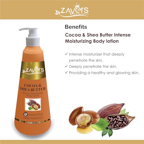 Zavers Green Tea &amp; Vitamin E Body Lotion - Revitalizing Body Lotion for Soft, Supple &amp; Revitalized Healthy Skin - Enriched with Natural Ingredients for Deep Hydration and Nourishment, 400 ml(FROM INDIA)JEZ - View 2 of 3