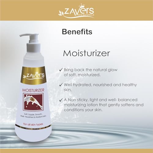 Zavers Skin Moisturizer Lotion to Achieve Soft, Supple and Soothed Skin with Our Premium Formula - Well-Nourished &amp; Perfect Daily Hydration for All Skin Types. Non-Greasy &amp; Fast-Absorbing, 500 ml(FROM INDIA)JEZ - View 2 of 3