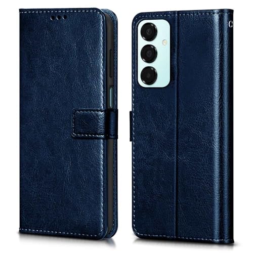 WOW IMAGINE Shock Proof Flip Cover Back Case Cover for Samsung Galaxy A16 5G (Flexible | Leather Finish | Card Pockets Wallet & Stand | Blue) (FROM INDIA FAAZ) - Shop at Colombo Mall