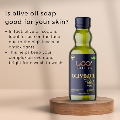 Estosen Olive oil Menthol Premium Hand-made soap - 100% organic - Olive oil - Peppermint oil - Veg Glycerin - Cold Pressed Coconut oil -100% Paraben - Free -Sulphate Free - No Synthetic Colours(FROM INDIA)JEZ - View 3 of 7