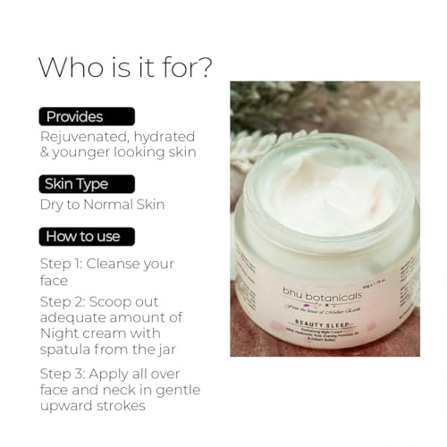 Bhu Botanicals Beauty Sleep - Revitalizing Night Cream - 50g (FROM INDIA) NUSS - View 2 of 5