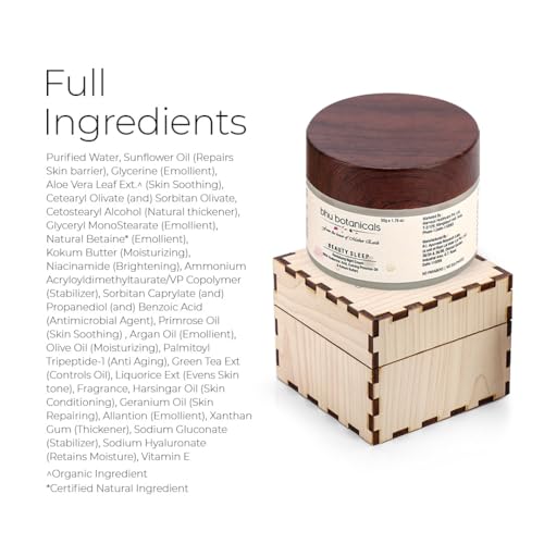 Bhu Botanicals Beauty Sleep - Revitalizing Night Cream - 50g (FROM INDIA) NUSS - View 5 of 5
