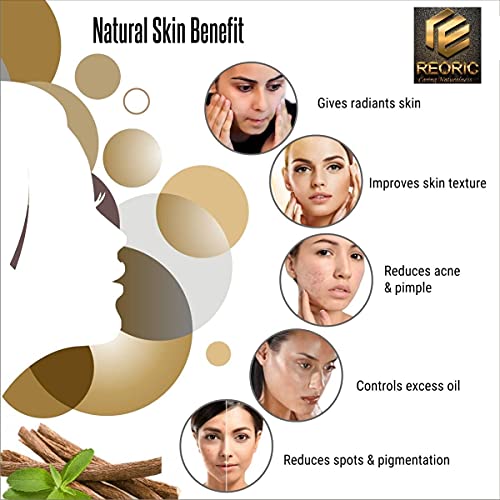 Reoric organic mulethi powder for face and kaolin clay powder|kaolin clay powder for face |mulethi powder for face |mulethi powder organic |licorice root powder(200g, Pack of 2) (FROM INDIA)SAB - View 5 of 7