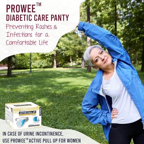 PROWEE Women Diabetic Disposable Breifs | Anti-Microbial, Prevents Infection &amp; Absorbs Sweat |Ideal for After Delivery Maternity, Periods &amp; Prevents UTI - Pack of 5(FROM INDIA)NUZ - View 4 of 6