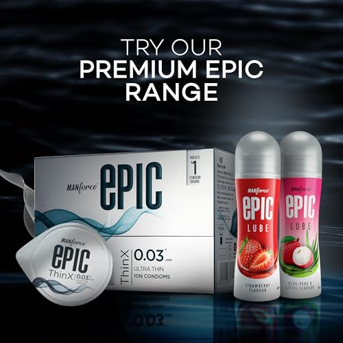 Manforce Sunny Edition Condoms | 50 Pcs | Ribbed, Dotted &amp; Anatomically Shaped Condoms | For Enhanced Pleasure Of Both | Indias No. 1* Condom Brand For Safe Sex. (FROM INDIA)SAB - View 6 of 7