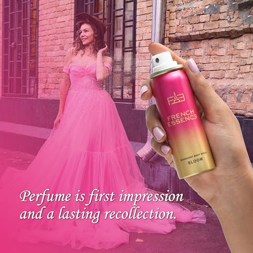 FRENCH ESSENCE Deodorant Spray Perfume | Deodorant for women Deo Body Spray,Long Lasting Fragrance, Fresh Scent deo combo(Pack of 3 (Aura,Bloom and Enchante))(FROM INDIA)NUZ - View 4 of 5