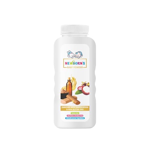 NEWBORN'S Natural Baby Powder|100G(Pack Of 1)|Enriched With Sandalwood ...
