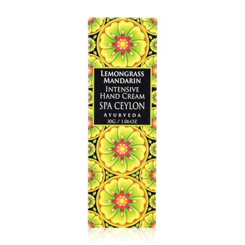 SPA CEYLON LEMONGRASS MANDARIN Intensive Hand Cream | Natural Revitalizing Treatment | Vitamin-Rich | Hydrate | 100% Vegetarian | Suitable for all skin types 30G (FROM INDIA)SAB - View 2 of 4