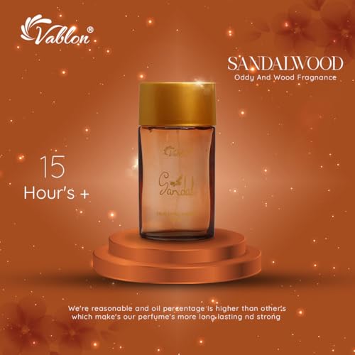 Vablon Sandalwood Eau de Parfum Spray for Men, 100 ml(FROM INDIA)NUZ - View 2 of 4