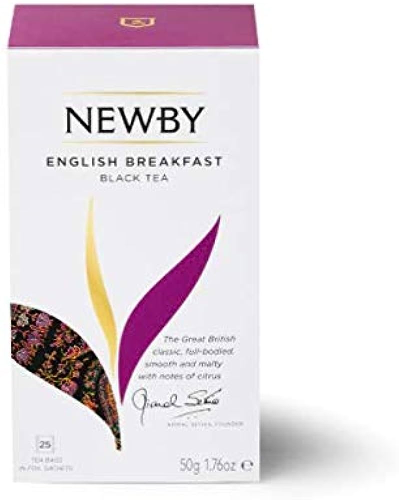 NEWBY English Breakfast Black Tea. (50g)  25 Tea Bags. - View 2 of 2