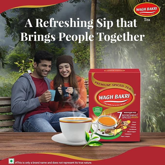 Wagh Bakri® Premium Spiced Tea | With 7 Refreshing Spices 250 g - View 4 of 5