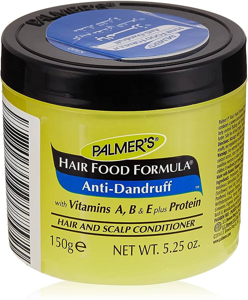Palmer's Palmer's Hair Food Formula Anti-Dandruff-Hair & Scalp Conditioner-Vitamin A,D,E Plus Protein-Add Shine & Lustre-Leaves Hair Softer-All hair Types-No Paraben, Sulphate,Dyes, Mineral Oil-150g - Shop at Colombo Mall