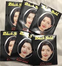 Black Gold Henna Hair Colour 10 Gram Pack of 6 Pouches - View 2 of 2