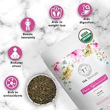 Tea Treasure Spearmint Herbal Tea 100gm | Spearmint Tea for PCOS, PCOD, Unwanted Hair | Spearmint Tea Loose Leaves | Boosts Immunity | Reduces Stress | Rich in Antioxidants | Aids Digestion - View 2 of 3
