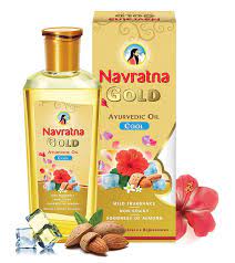 Navratna Gold Ayurvedic Cool Oil, 200 ml - Shop at Colombo Mall