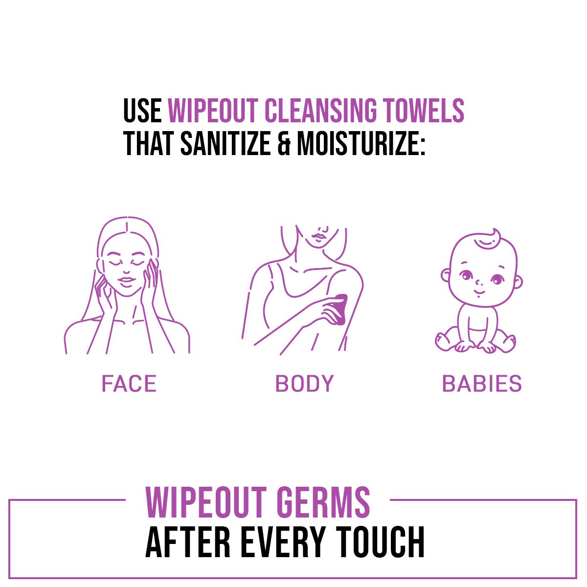 MyGlamm WIPEOUT Cleansing Towels-10Nos - View 2 of 2