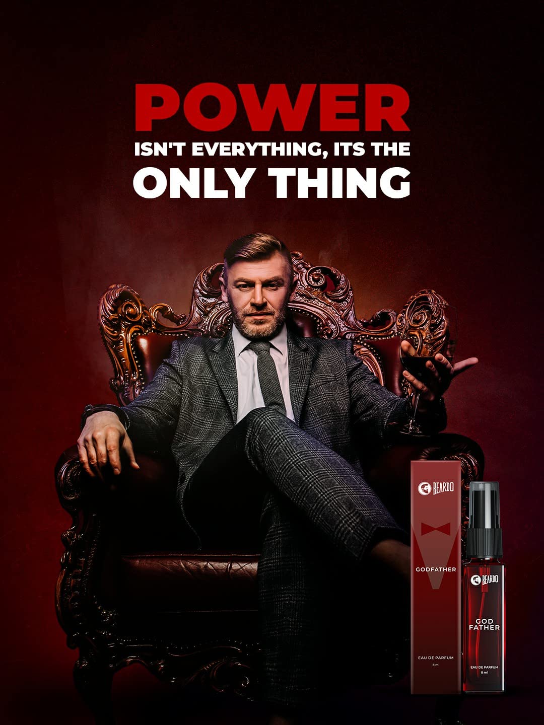 Beardo Godfather Perfume for Men | Aromatic, Spicy Perfume for Men Long Lasting | Date night fragrance, Body Spray for Men, Ideal gift for men 8ml - View 2 of 2