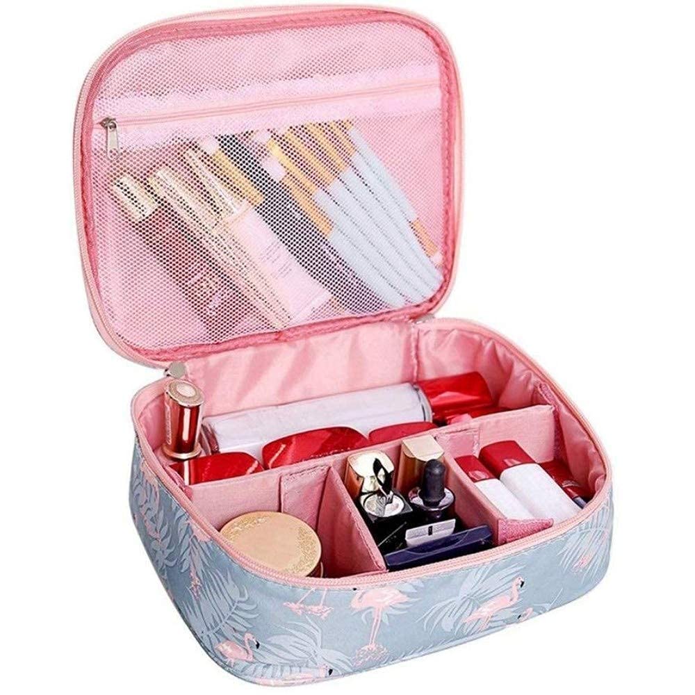 Winoso 1 Layer Makeup Toiletry Kit Organizer Polyester Zipper Travel Cosmetic Makeup Toiletry Bag - Shop at Colombo Mall