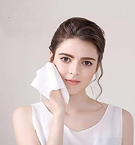 Sunlight Industries Health & Hygiene Ultra Soft Non-Woven Disposable Face Cleaning Cloth, Beauty Towel, Dry Wipe,Facial,Makeup Removal, Multipurpose Tissue Napkin (50 Pieces) (Pack of 1) - View 2 of 2