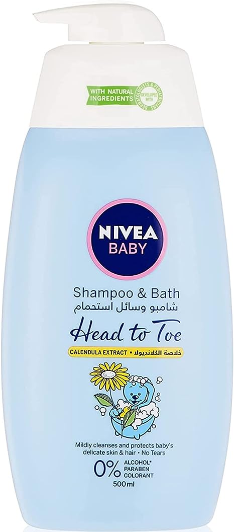 NIVEA BABY Shampoo & Bath Head to Toe Calendula Extract (200ml) - View 2 of 5
