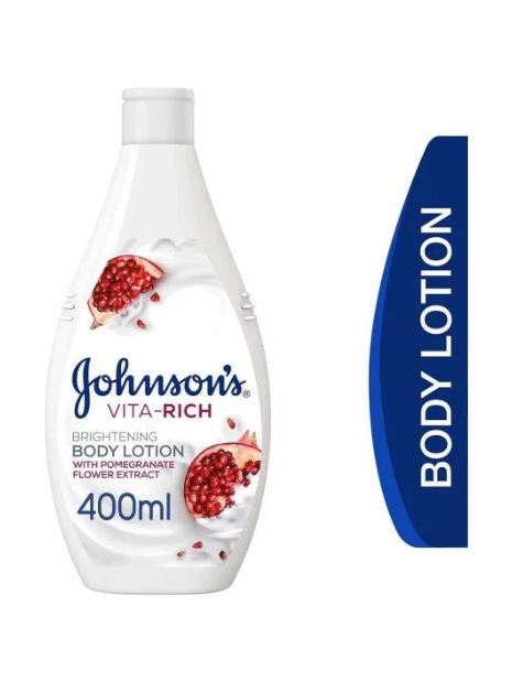 Johnson's Vita-Rich Brightening Body Lotion With Pomegranate Flower. (400ml) - Shop at Colombo Mall