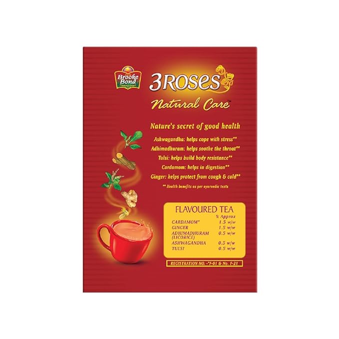 Brooke Bond 3 Roses Natural Care Tea Leaf (100g) - View 3 of 5