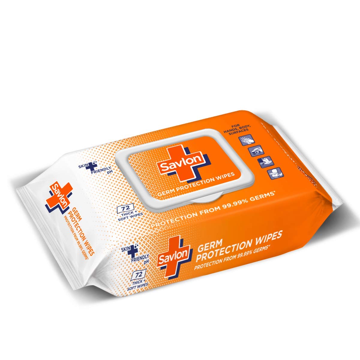 Savlon Germ Protection Multipurpose Thick & Soft Wet Wipes With Fliptop Lid - 72 Wipes Multi Purpose - Shop at Colombo Mall