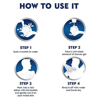 NIVEA MEN Pure Impact Purifying + Minerals Shower Gel. Body, Face & Hair. (250ml) - View 3 of 4