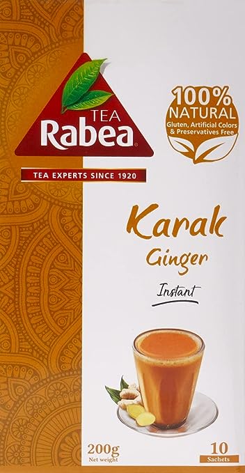 Rabea Karak Ginger Instant Tea (200g) 10 Sachets - View 2 of 3