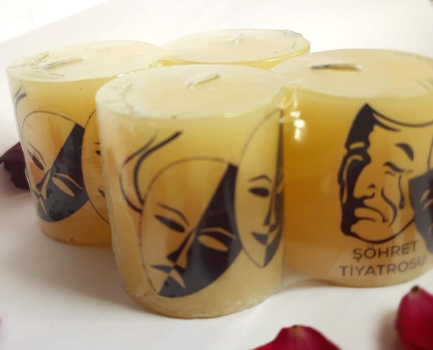 Ekum Masked Pillar Candle (2" x 2" - Set of 2) - Shop at Colombo Mall