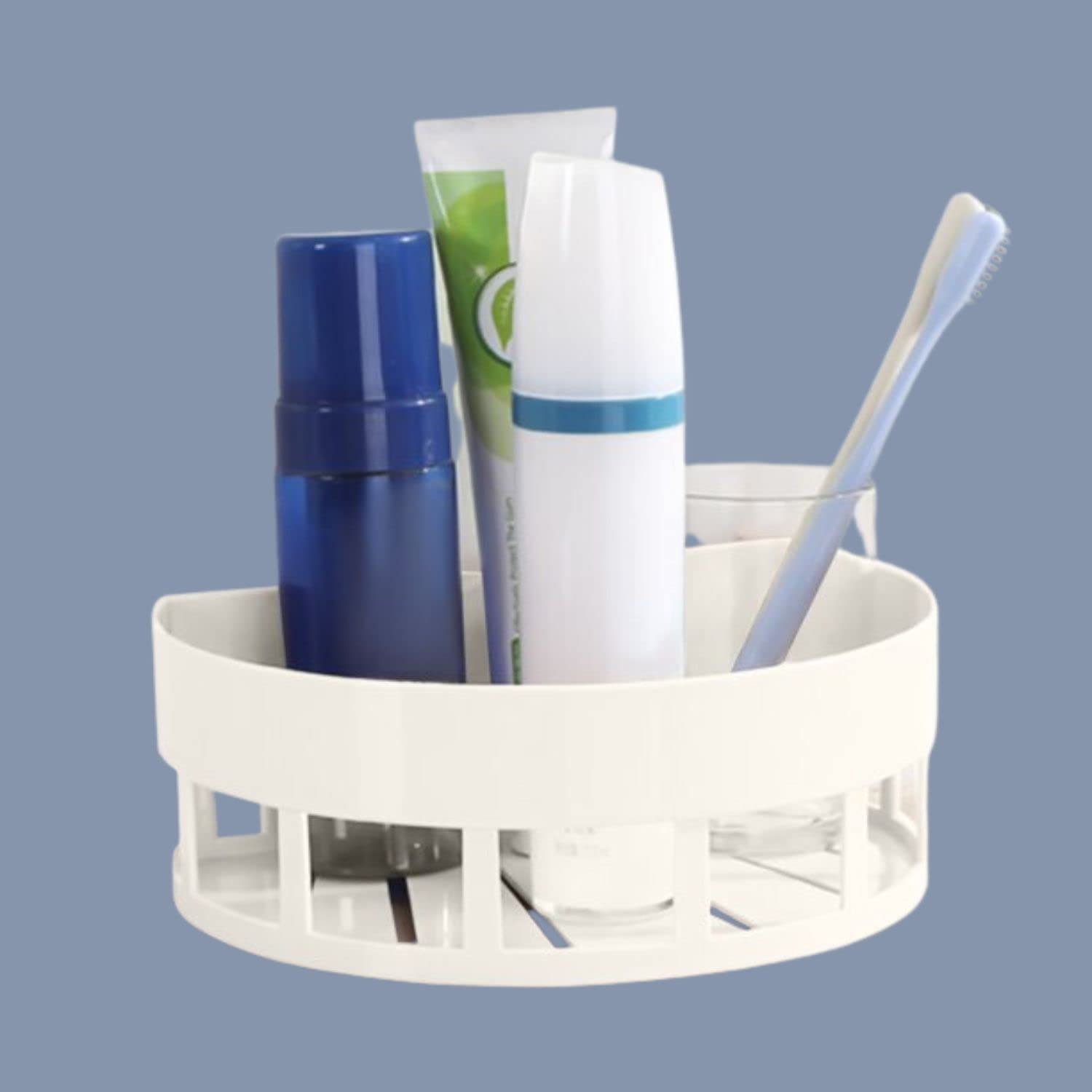 ADL PASSION ABS Plastic Multipurpose Shower Shelf- Bathroom Accessories Toiletry & Kitchen Organizer Shelf (White) - Shop at Colombo Mall