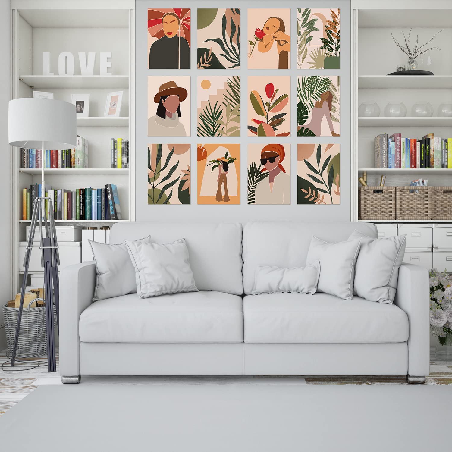 PAPER PLANE DESIGN Women Empowerment Wall Posters Set Home Office Decor Set of 12 - A4 Size (Style-4)