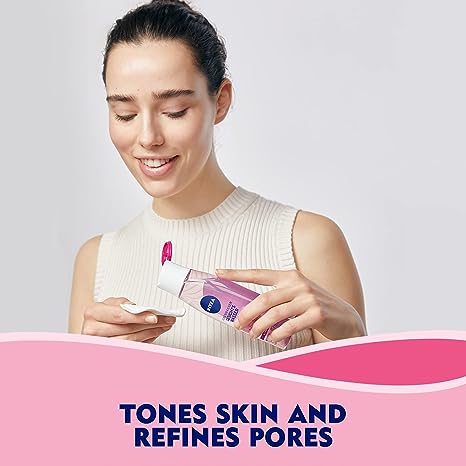 NIVEA Rose Care Face Hydrating Toner with Organic Rose Water all Skin Types Even Sensitive. (200ml) - View 3 of 4
