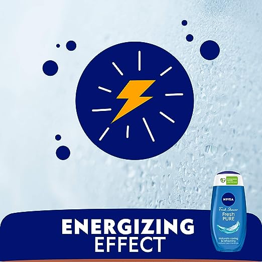 NIVEA Fresh Shower Fresh Pure Naturally caring & refreshing Natural Sea minerals. (250ml) - View 4 of 6