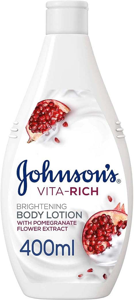 Johnson's Vita-Rich Brightening Body Lotion With Pomegranate Flower. (400ml) - View 2 of 5