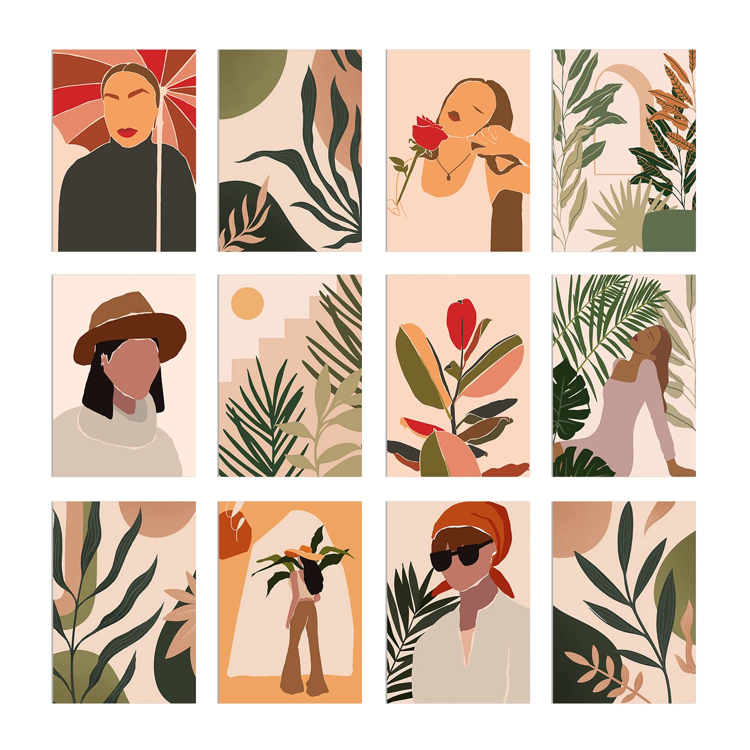 PAPER PLANE DESIGN Women Empowerment Wall Posters Set Home Office Decor Set of 12 - A4 Size (Style-4) - Image 2