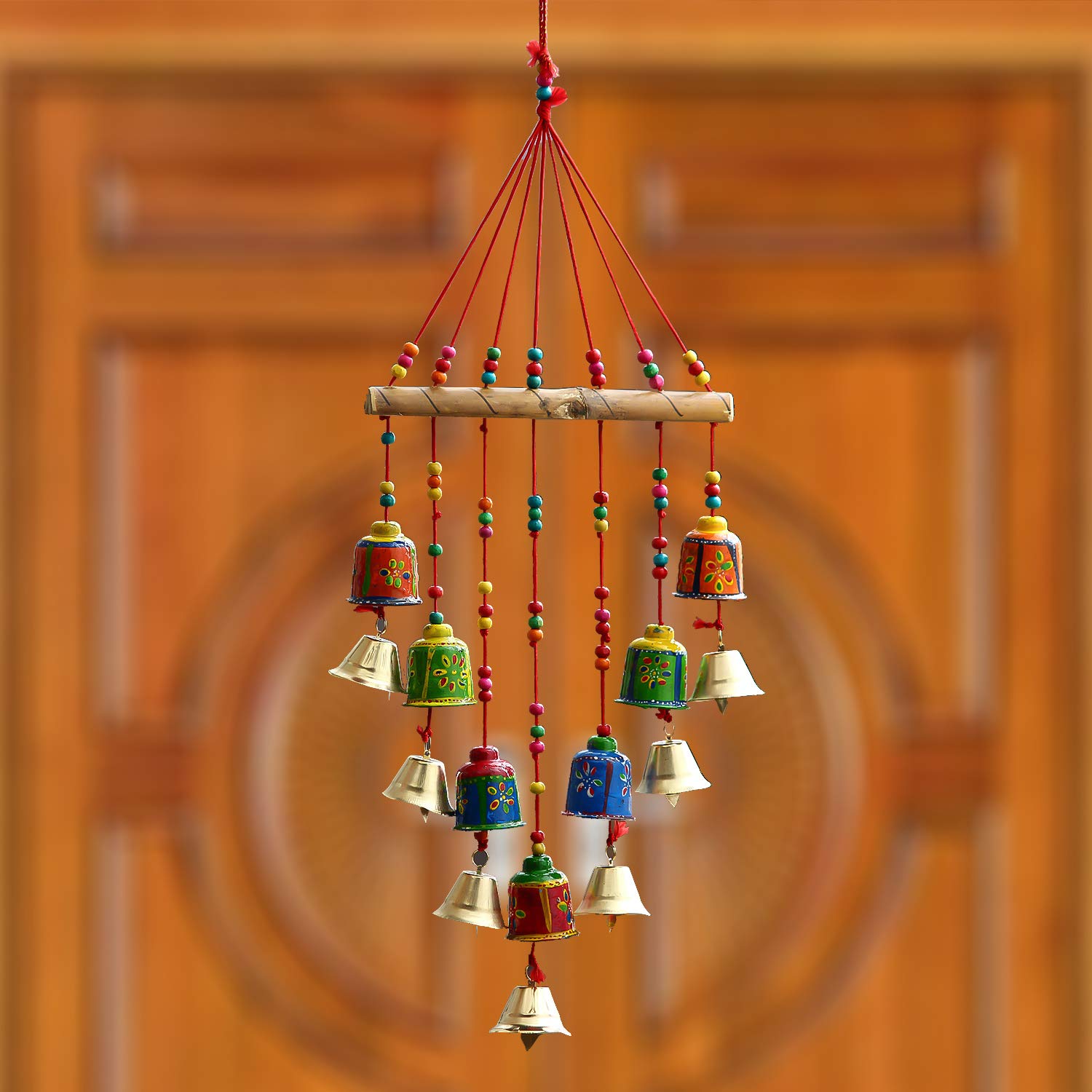 eCraftIndia Handcrafted Decorative Wall/Door/Window Hanging Bells Chimes Showpieces - View 2 of 2